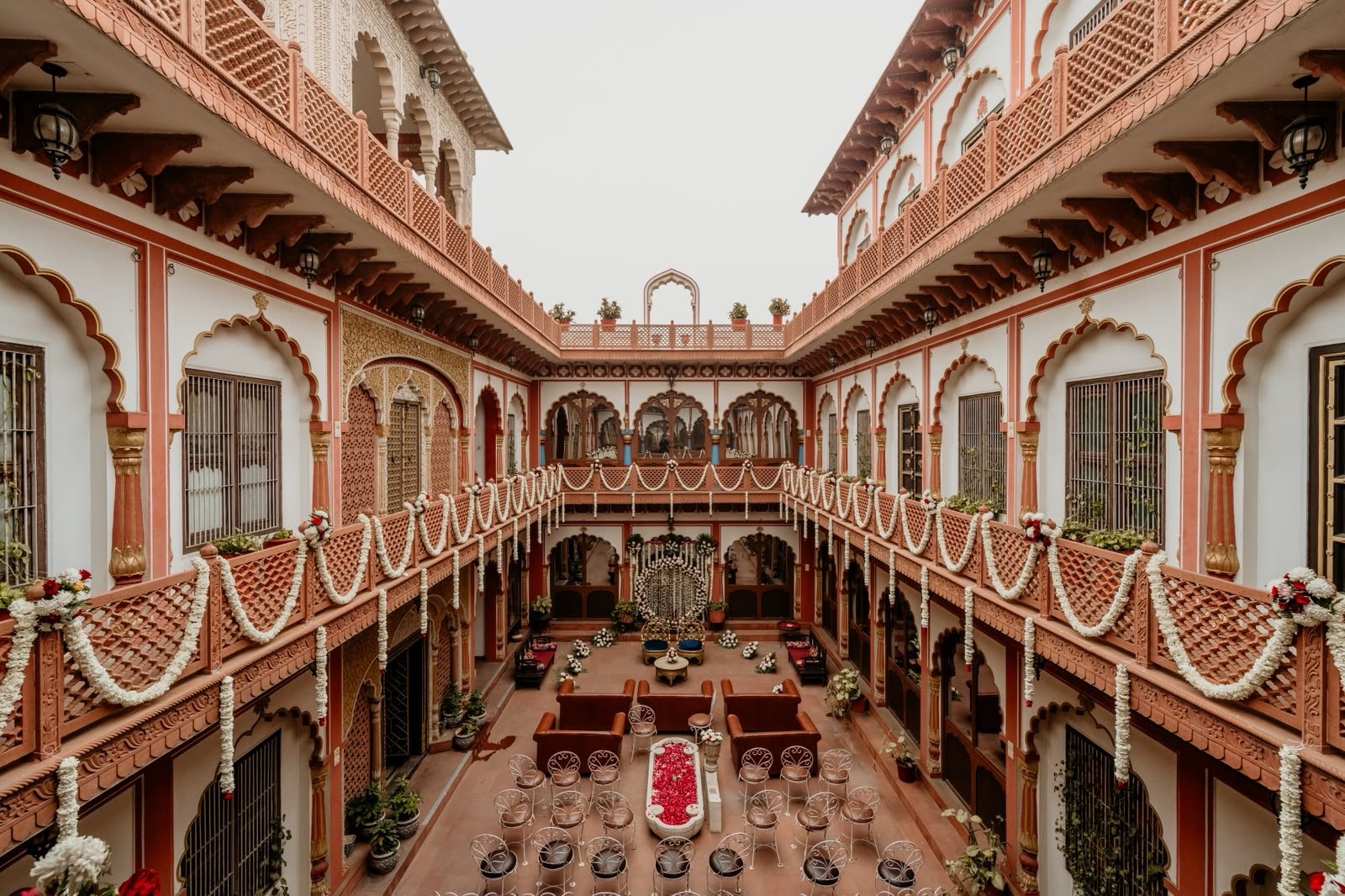A celebration at Shikwa Haveli